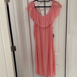 52seven Pink Ruffled Dress